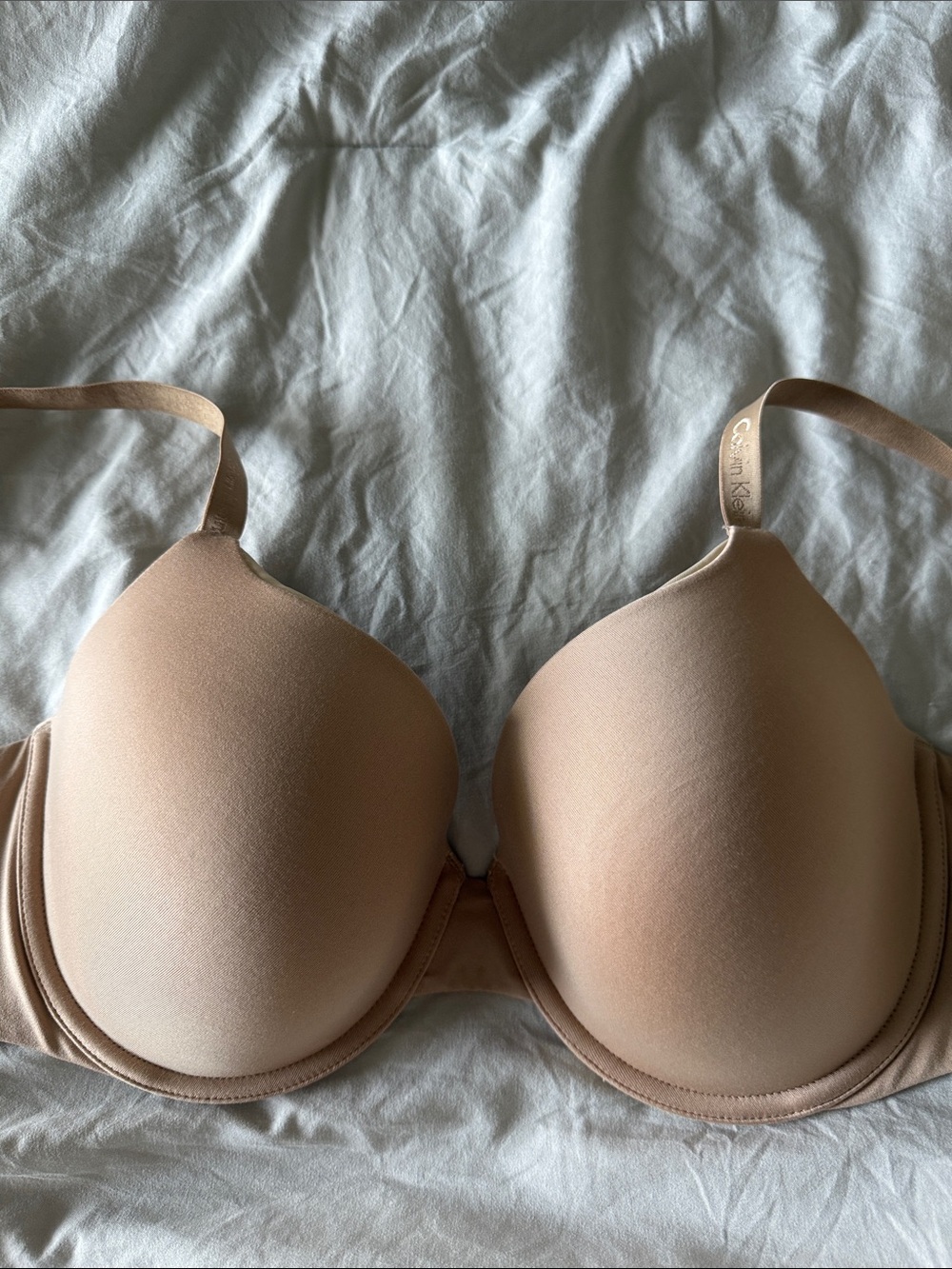 Calvin Klein Beige Nude T-Shirt Bra NWOT Size 36D